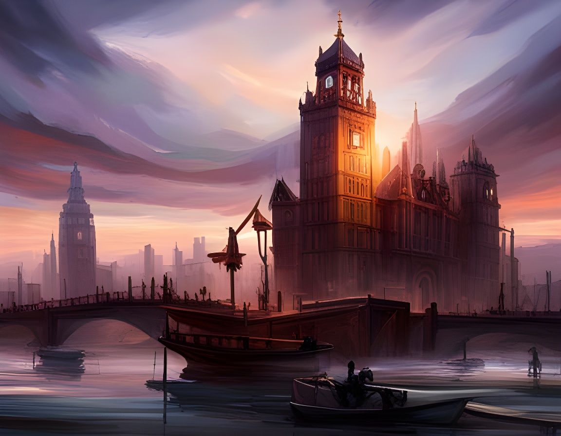 Space Zombies in Eerie Beksinski-Style Landscape