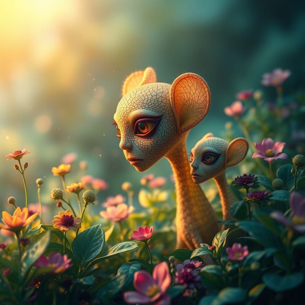 Fantasy Landscape with Elves