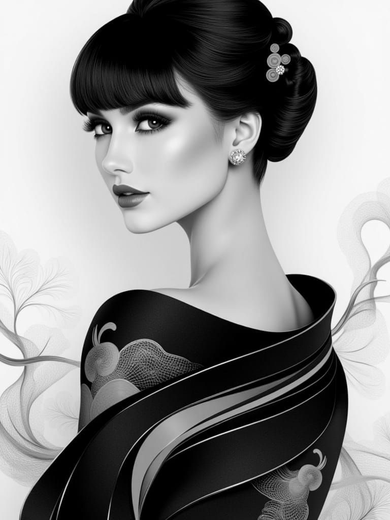 Monochromatic couture