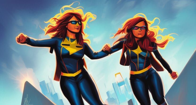 Demi Lovato as Ms Marvel Comic Book Art