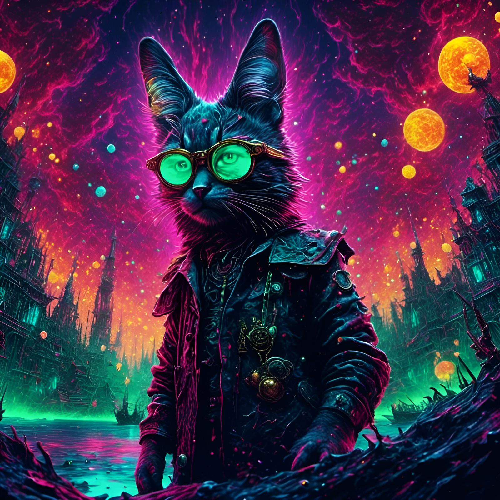 Psychedelic MDMA Trip in Hyperrealistic Detail