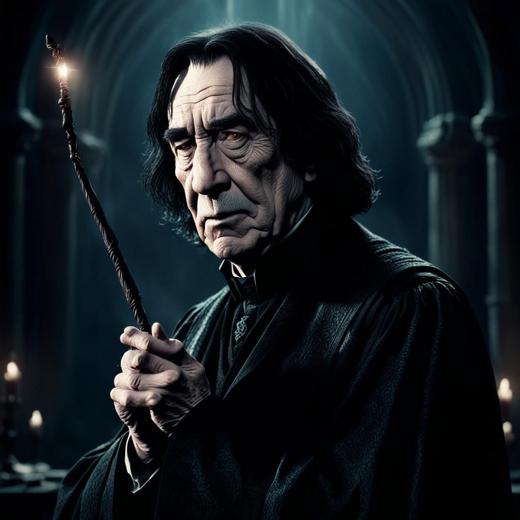 Professor Snape: Moody Magic in Gothic Hogwarts