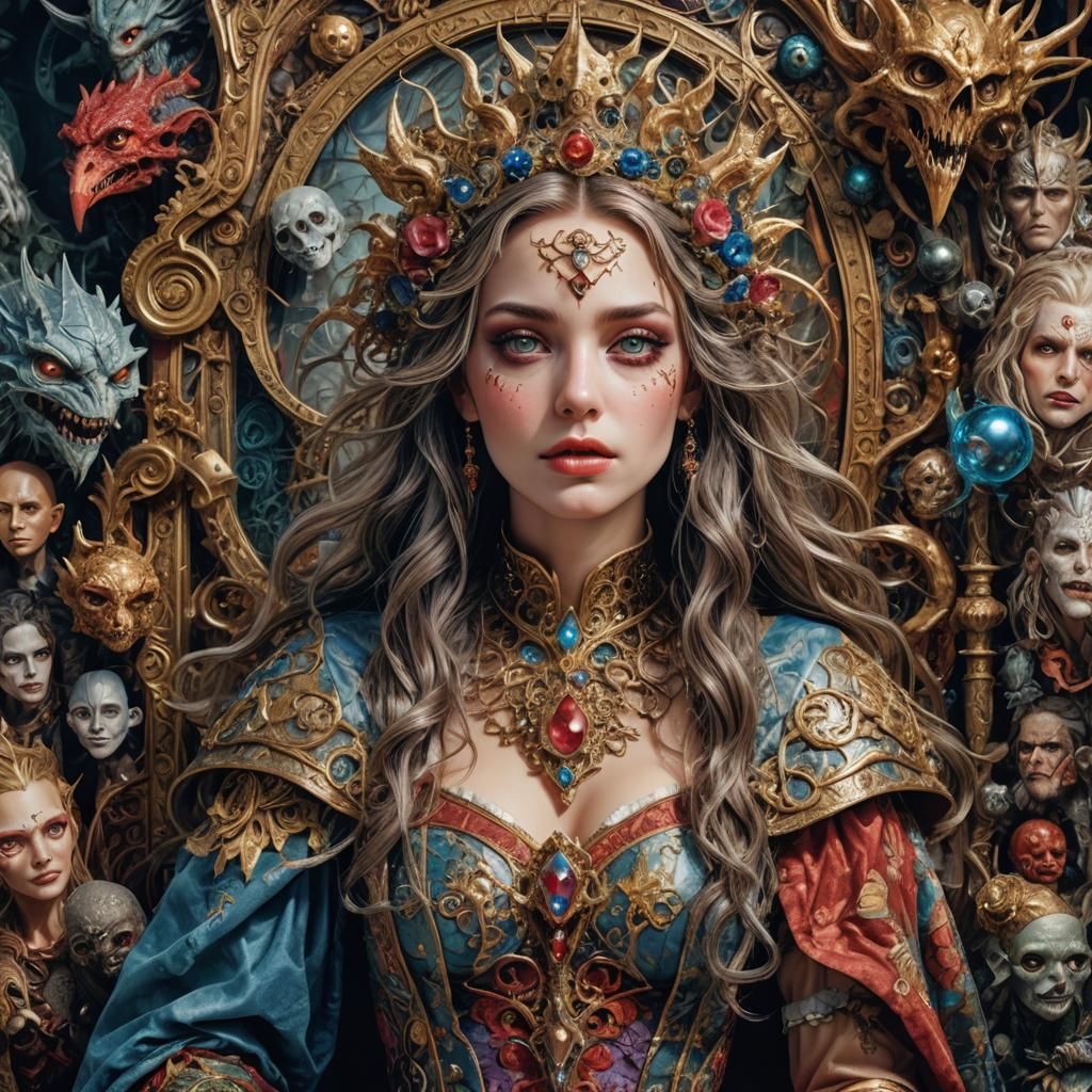 Fantasy RPG Character in Hyperrealistic Digital Painting