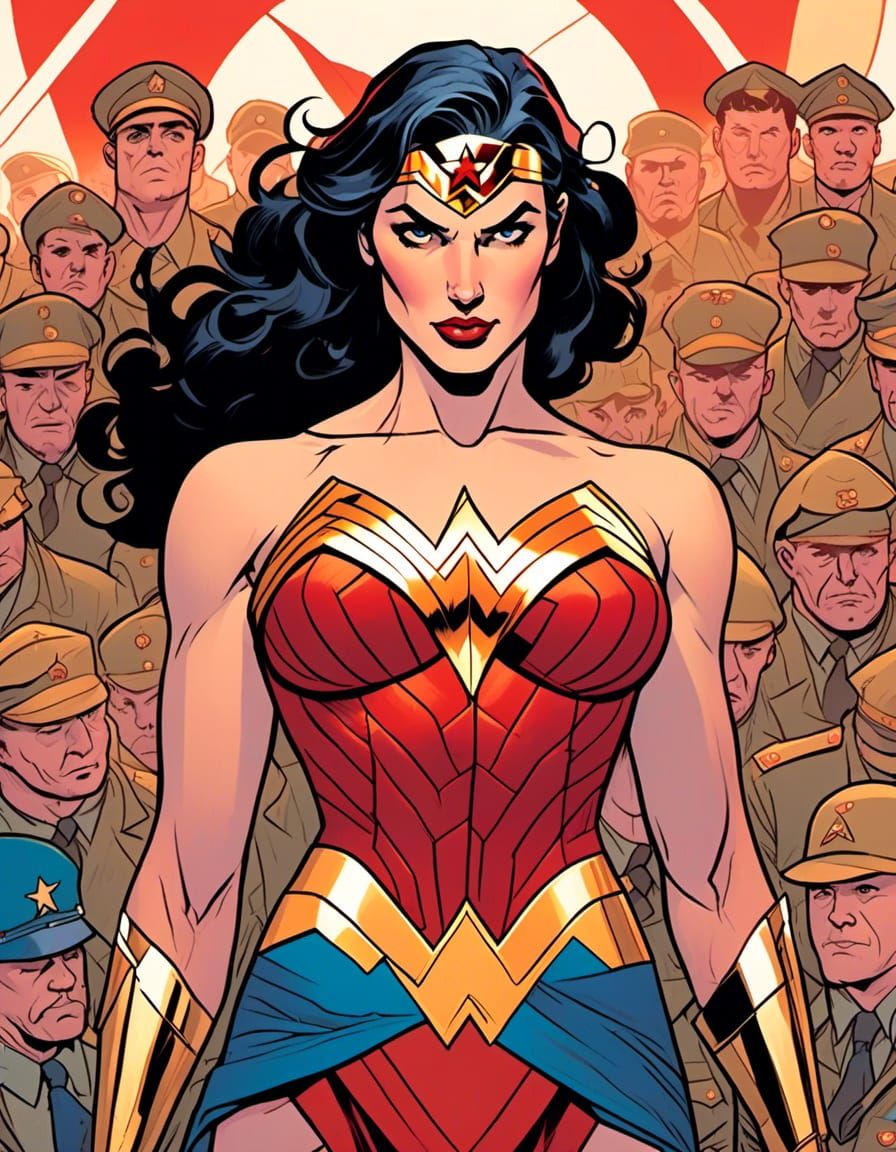 by Adam Hughes & Becky Cloonan & <lora:VersoComic:1.0>