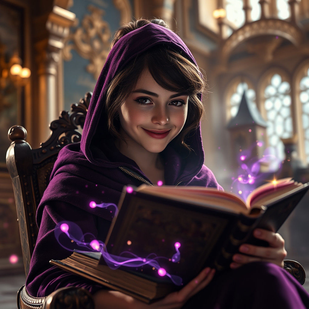 Palace Raconteur Portrait with Magical Chronicles