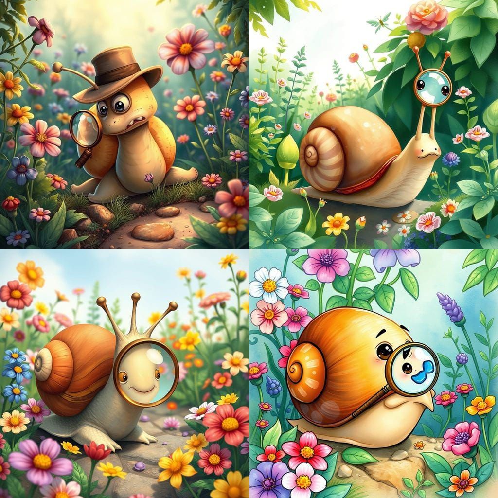 Gary the Snail Displays His Curiosity