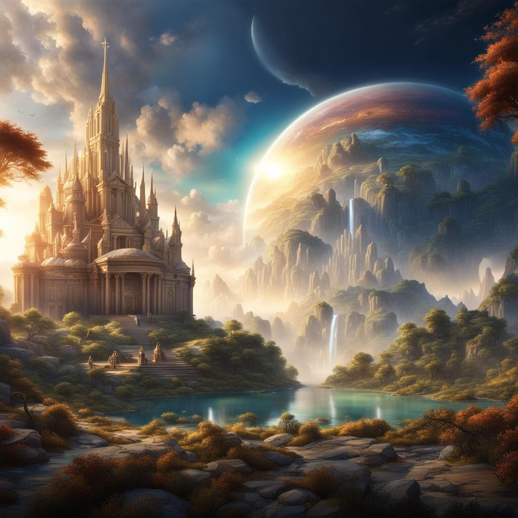 Detailed Matte Painting: New Heaven and Earth