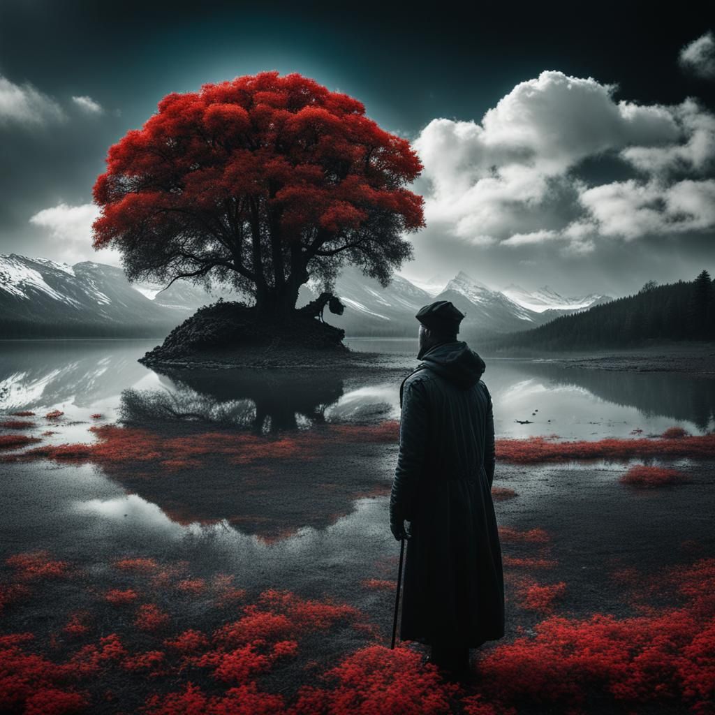 Atmospheric Pact in High Contrast, Detailed Style