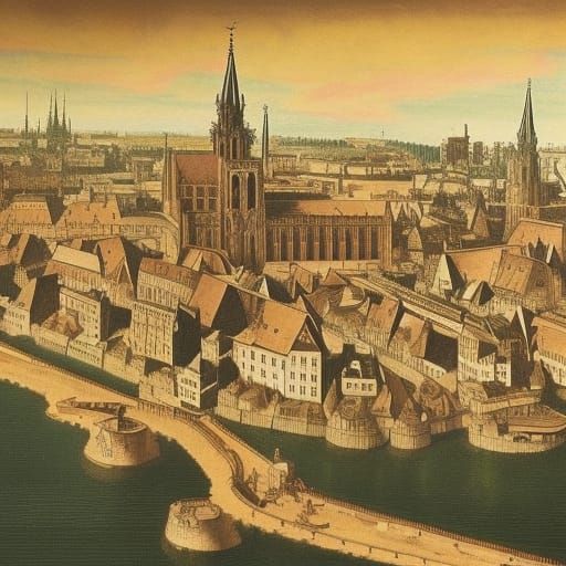 Mainz in the 1500s: A Digital Matte Painting