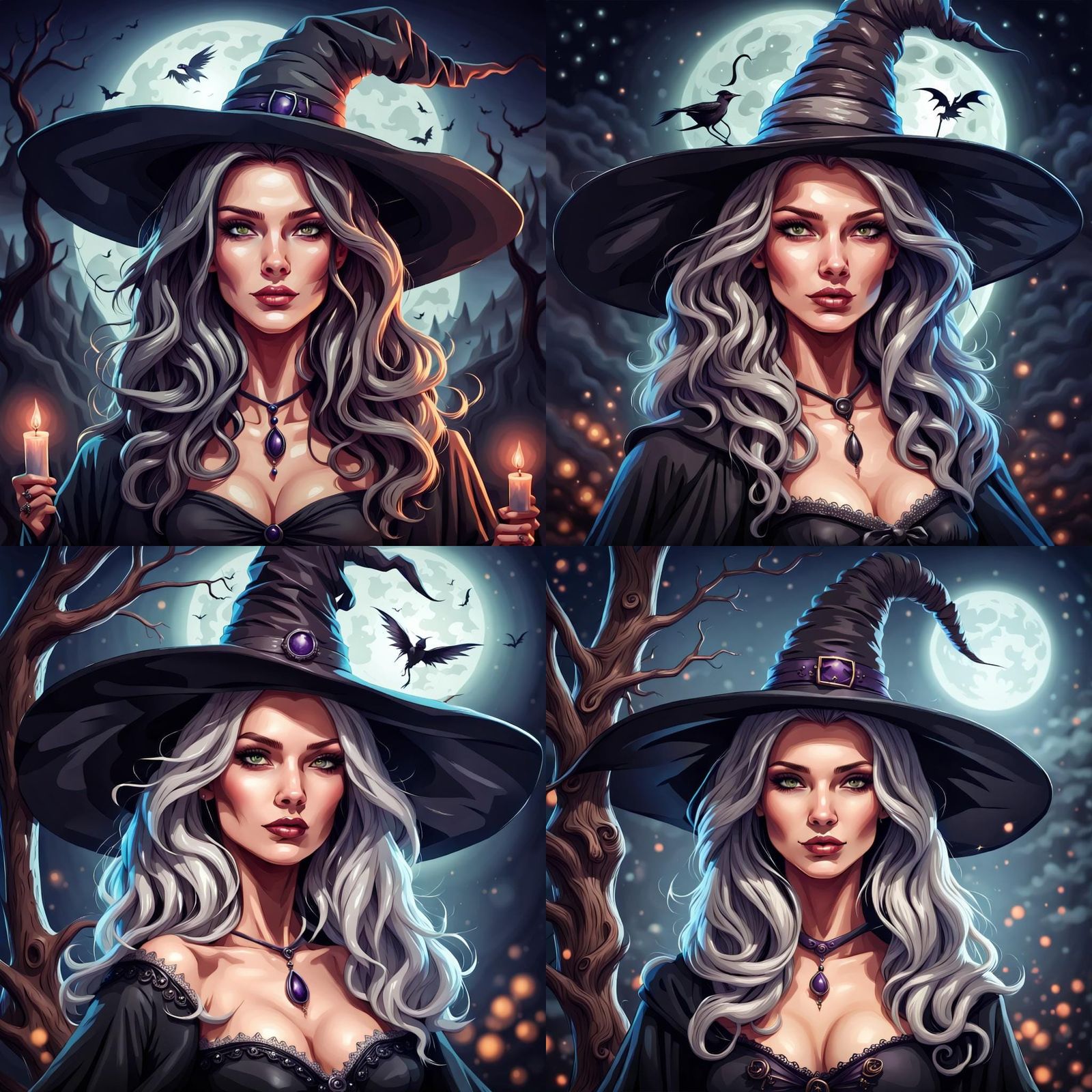 Enchanting Witch Portrait