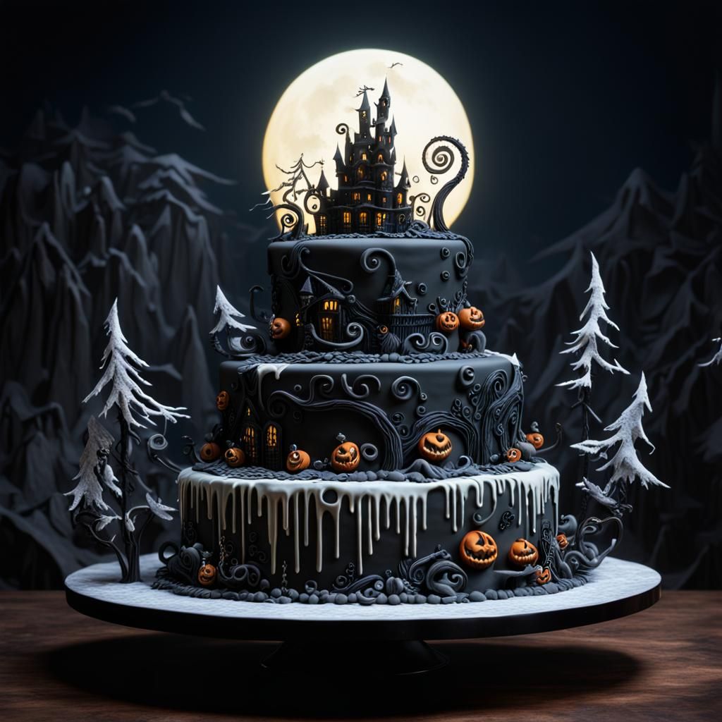 Nightmare Before Christmas: Epic Cake Sculpture