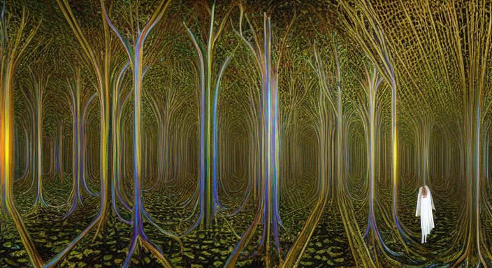 Alone in Simulation: Surreal Fairytale in Rich Colors