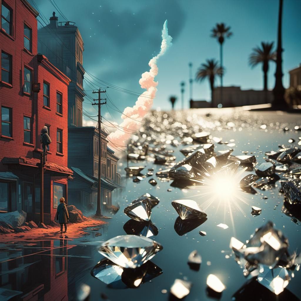 Diamonds and Glass on Mediterranean Street