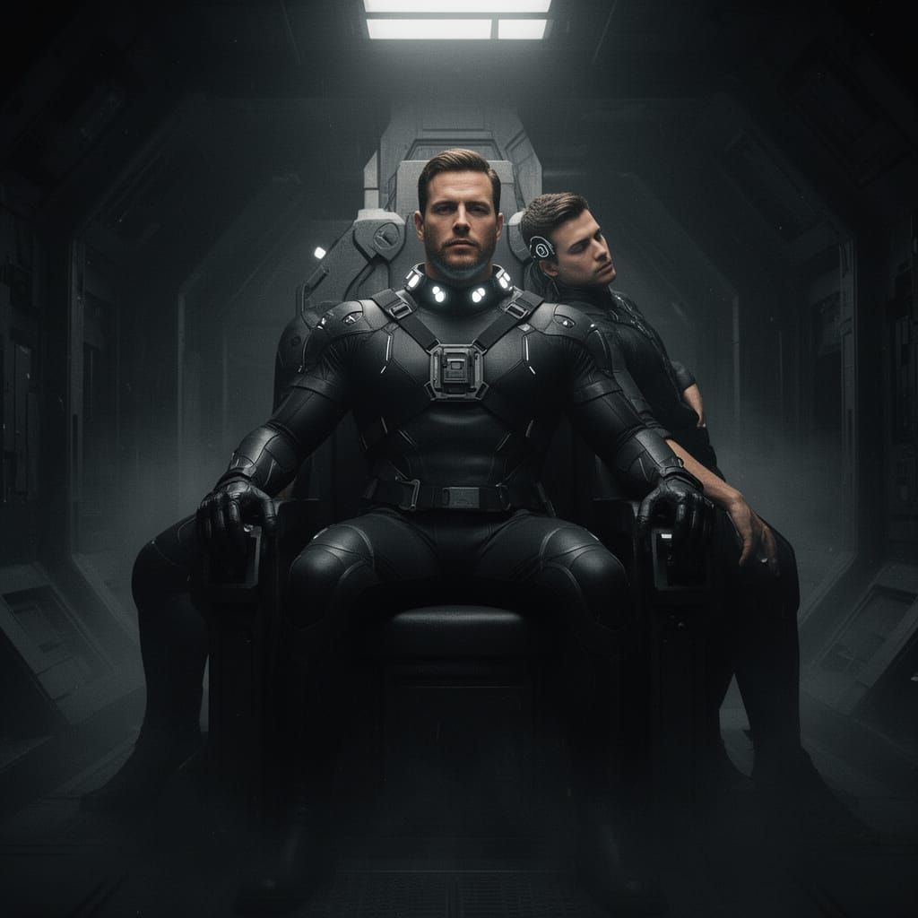 Cinematic Sci-Fi: Men on Ominous Deep-Space Vessel