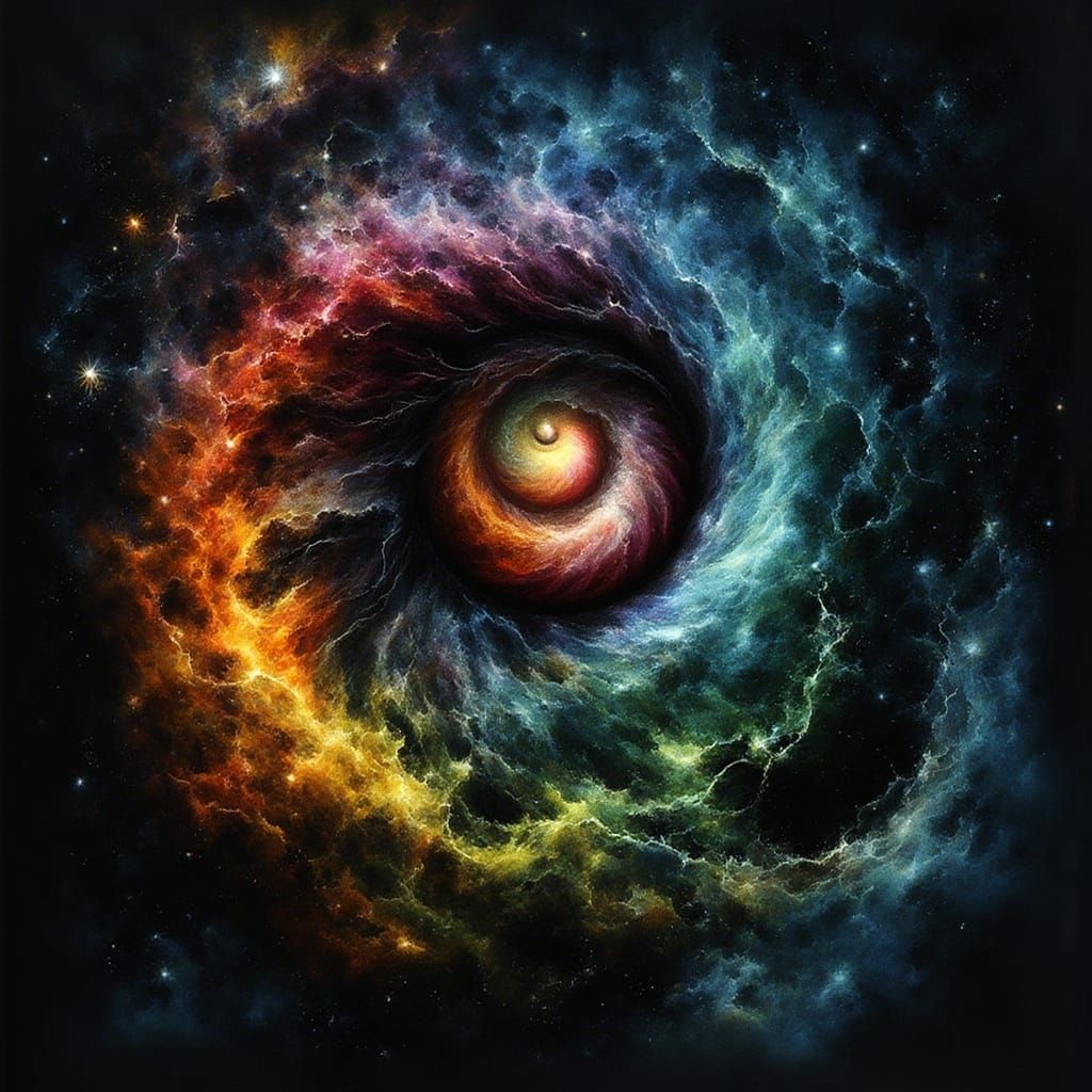 Celestial Spirit Unveiled in Photorealistic Detail