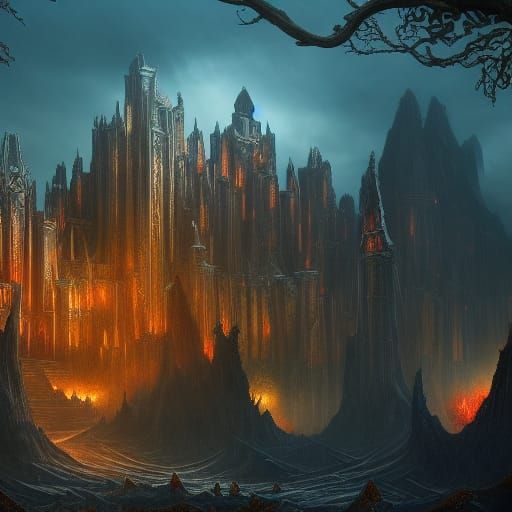 Kingdom of Lost Souls: Detailed Matte Painting