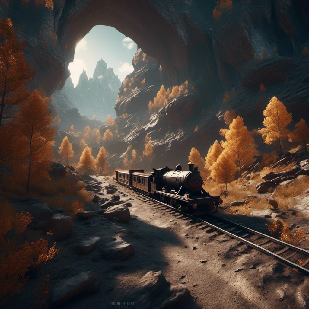20th Century Limited Emerges from Tunnel: 3D Game Cinematic