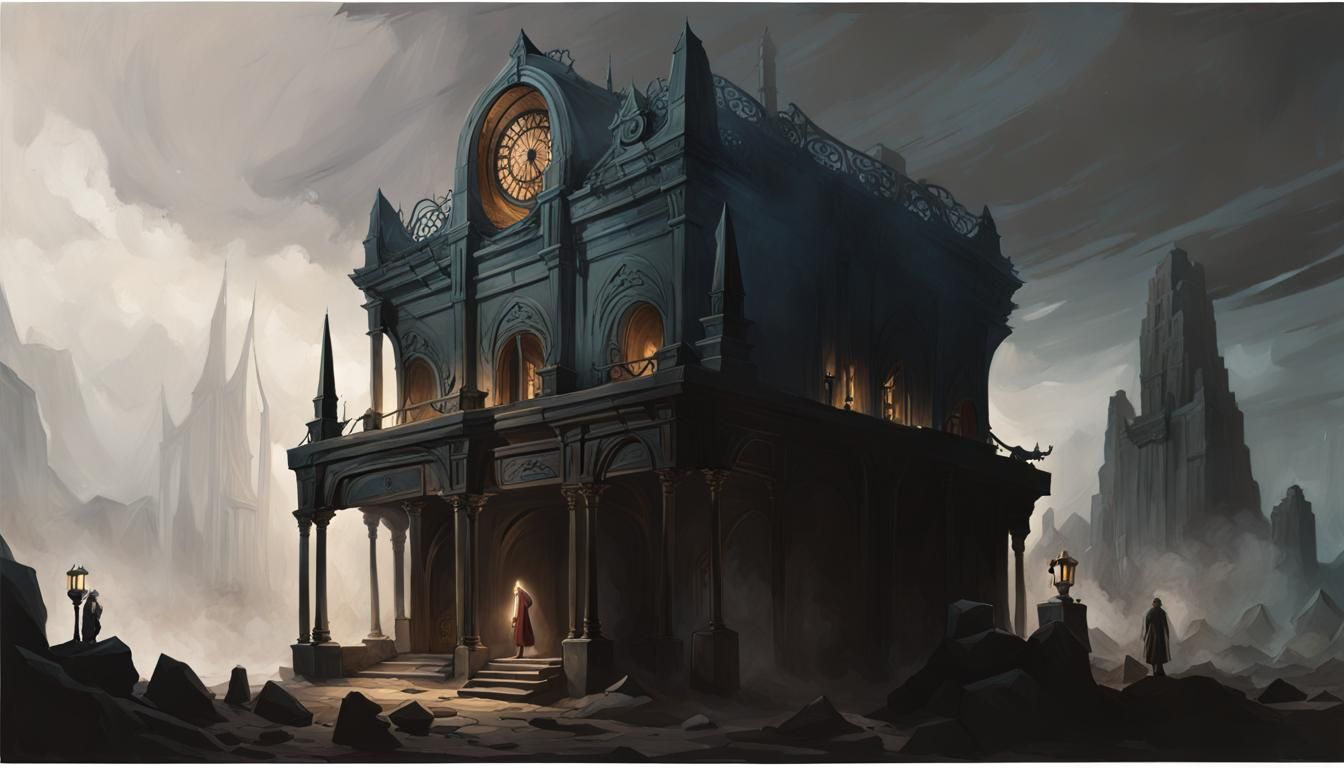 Mysterious Figure in Ancient Ritual