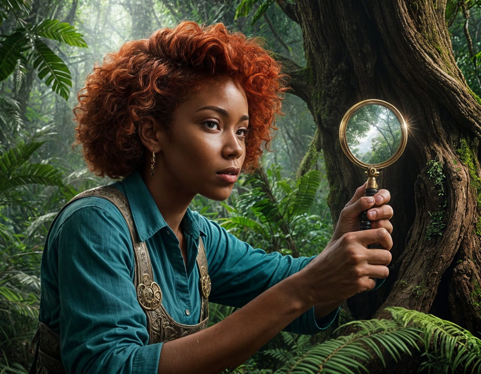 Nancy Drew and the Rainforest Mystery, Digital Art