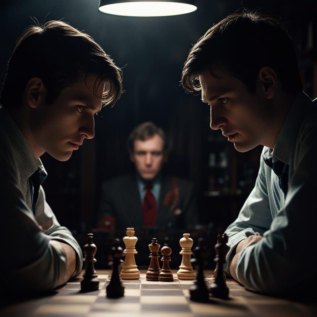 Film Noir Chess Duel