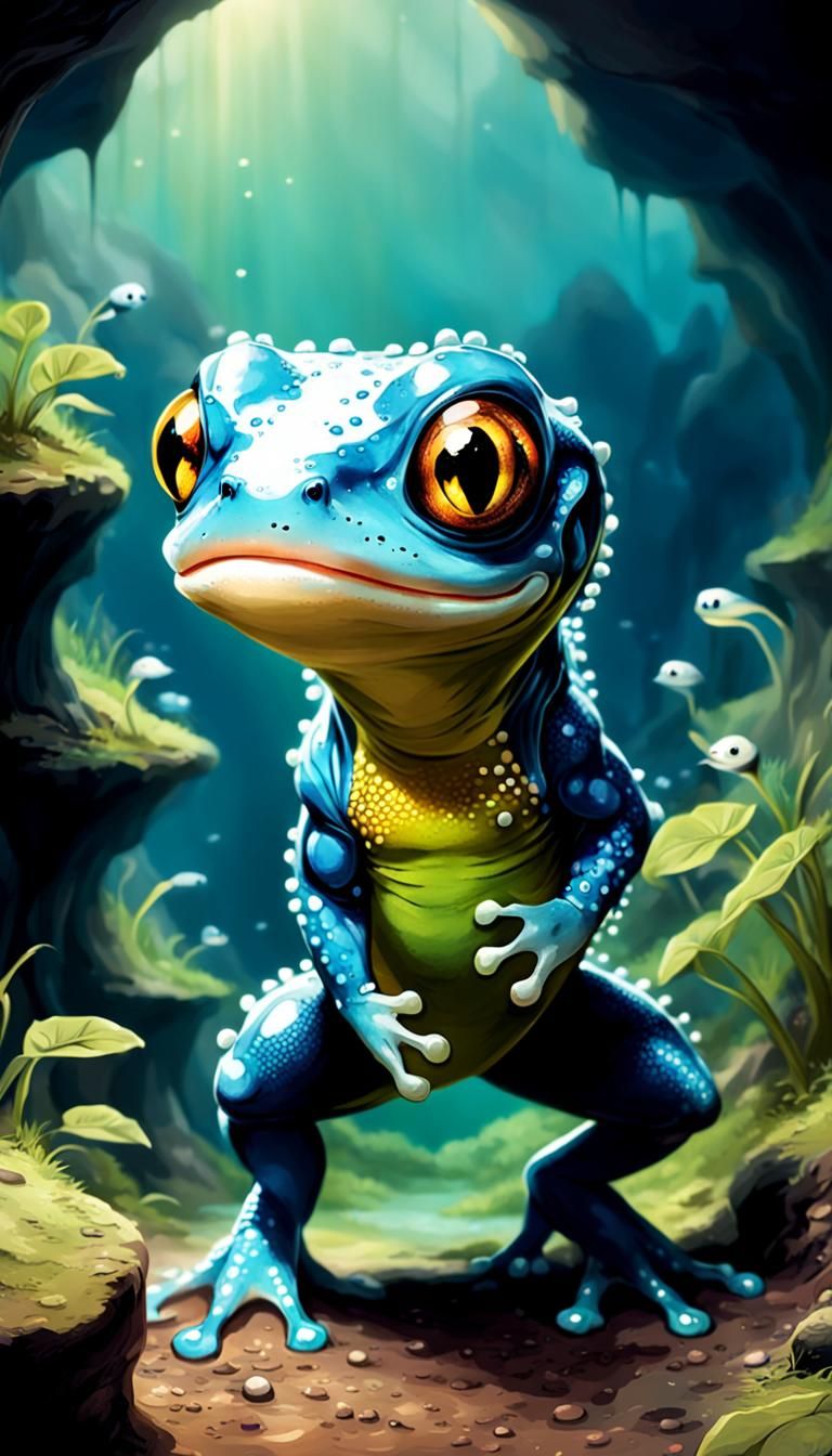 Amphibian Humanoid Fusion: A Cute Deep One