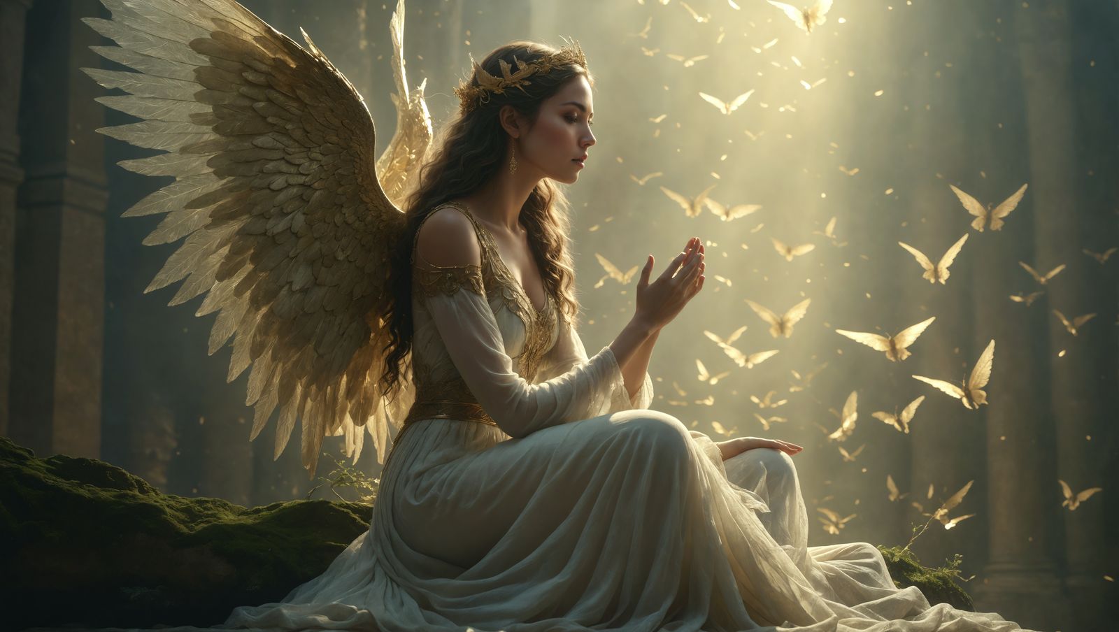 Ethereal Contemplation Scene