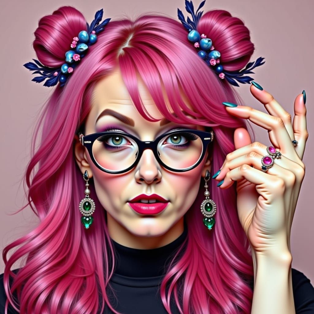 Courageous Cancer Survivor Portrait