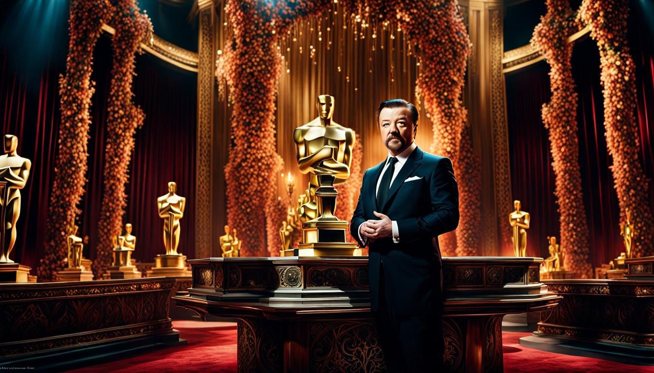 Ricky Gervais at the Oscars: A Fantasycore Masterpiece