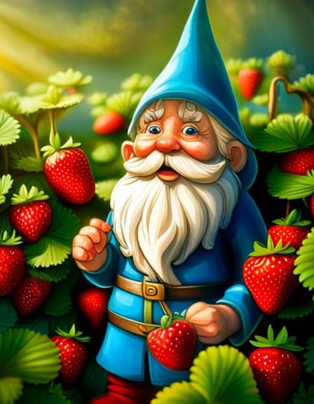 Divine Strawberry Vines and Pixar Gnomes