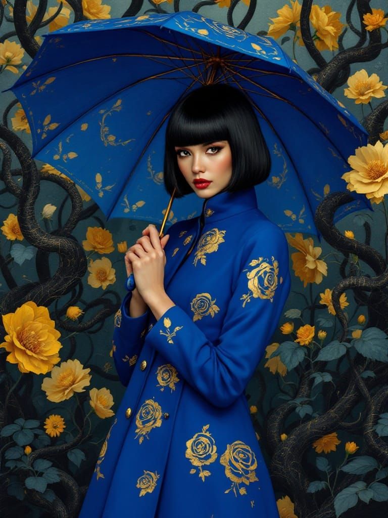 Surreal Royalty in Vibrant Colors