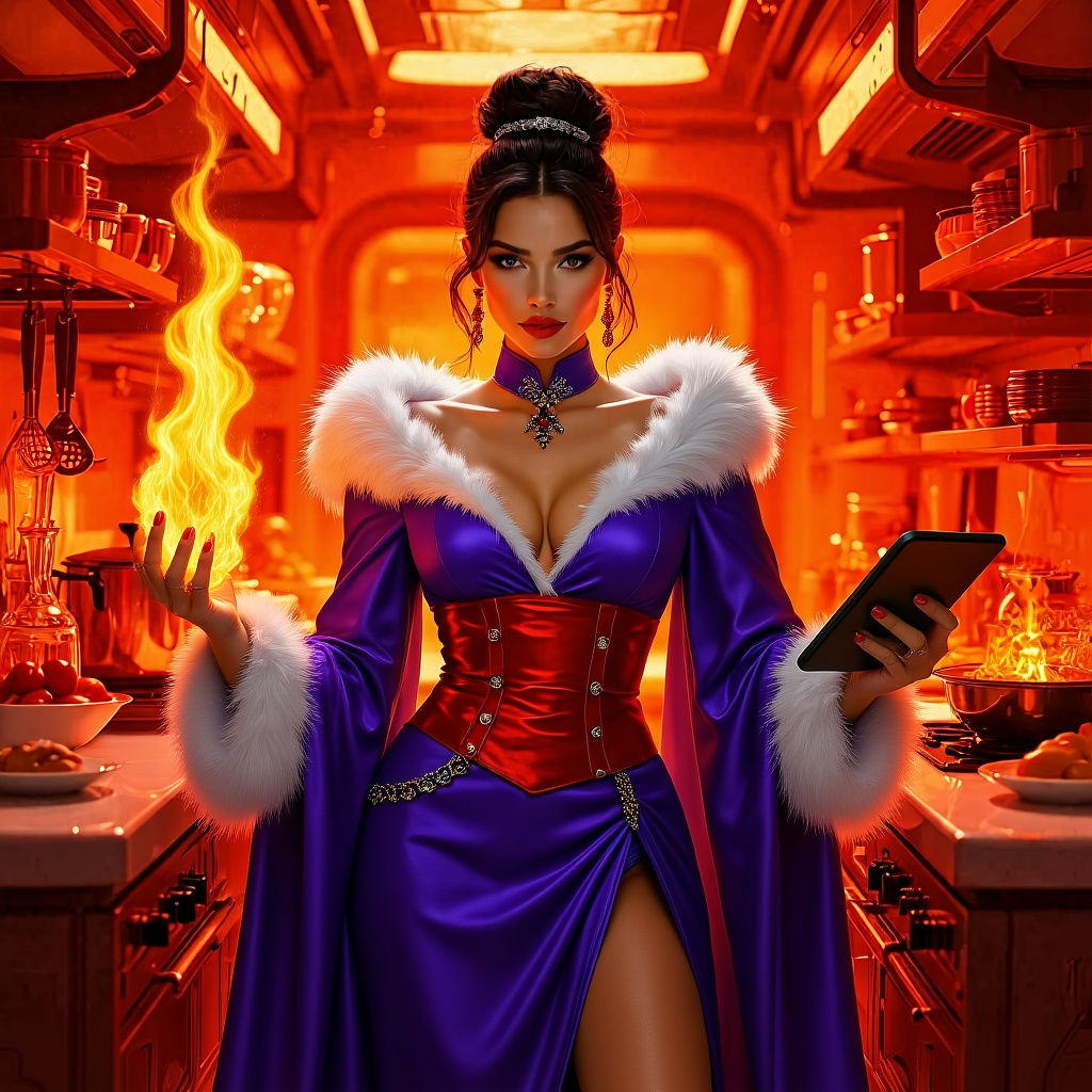 Goddess of Ice and Fire Embodies Smart Dining