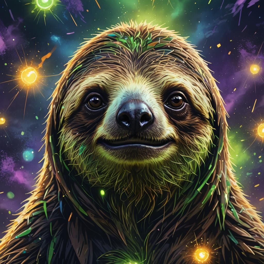 Green Flash Illuminates Sloth in Surreal Soccer Game