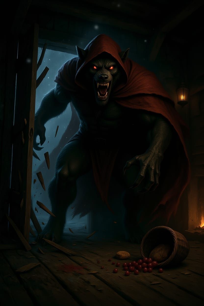 Terrifying Humanoid Werewolf Wolf From Red Riding Hood Cinem...