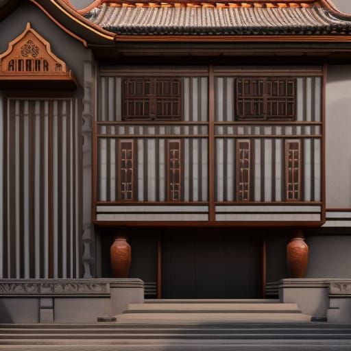 Luxury Mansion Dog House: Japanese-European Architecture
