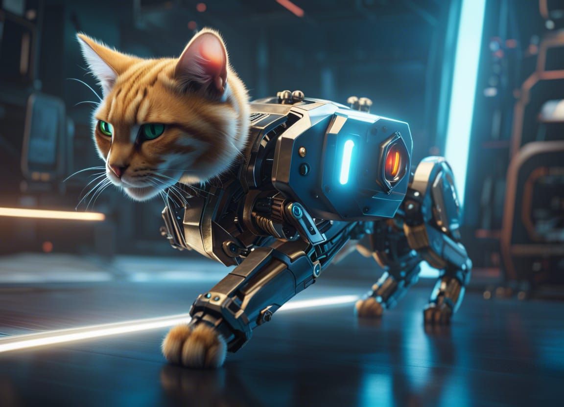 Cyborg meowminator