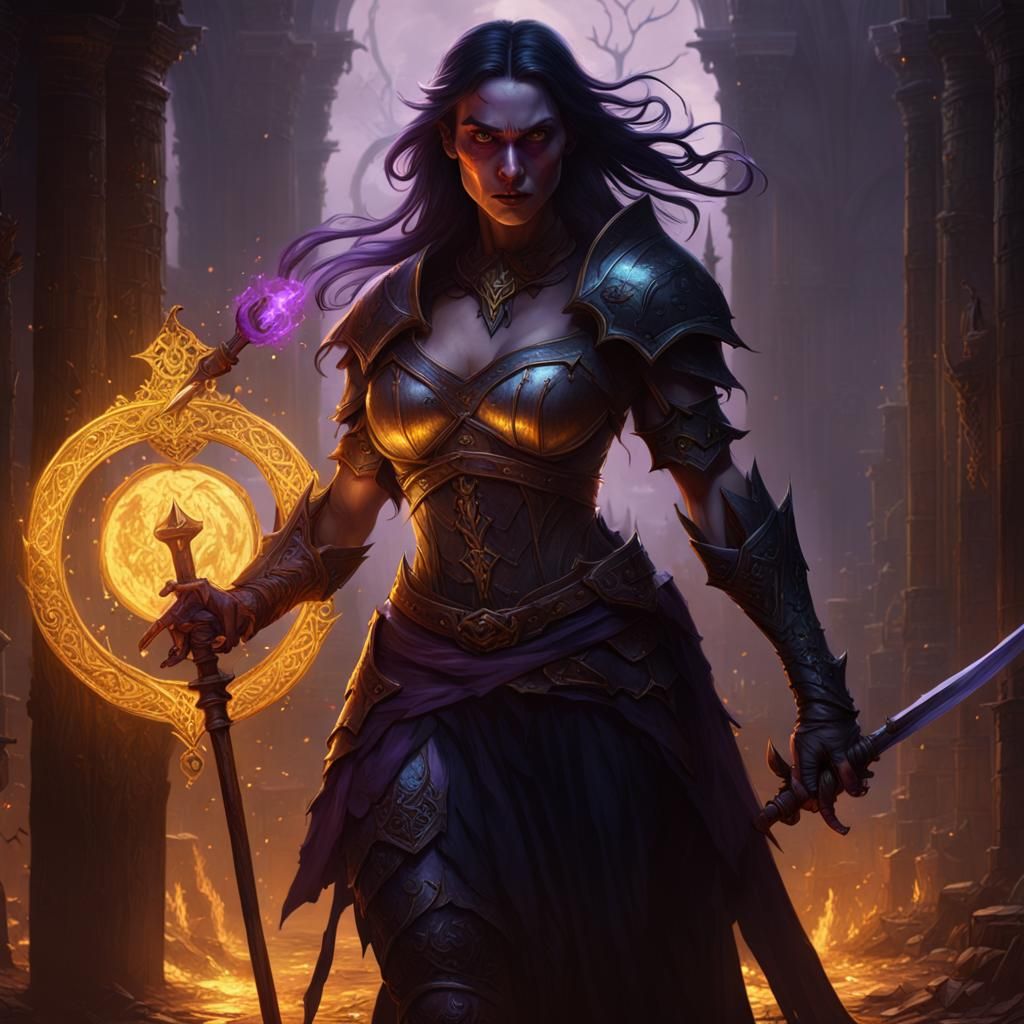 Vampire Slayer: Dark Fantasy Art in 8K