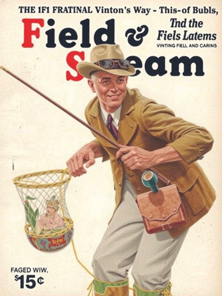 Vintage Magazine Cover with J.R. "Bob" Dobbs