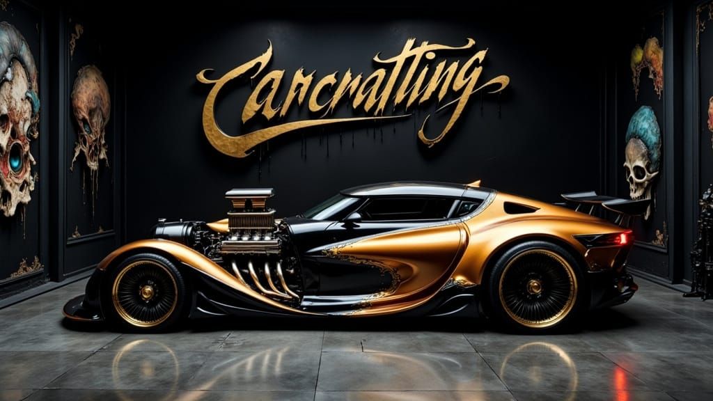 Dark Goo Flux Cyberpunk Car Studio