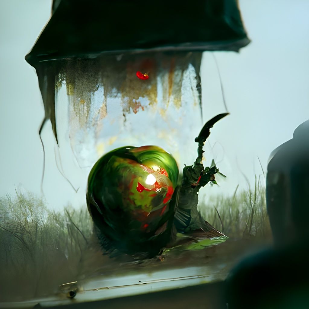 Apples Trapped: A Sinister Still Life