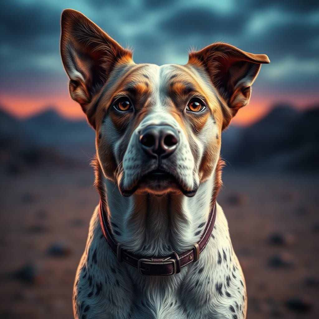 Intricately Detailed Dog in a Cinematic Style