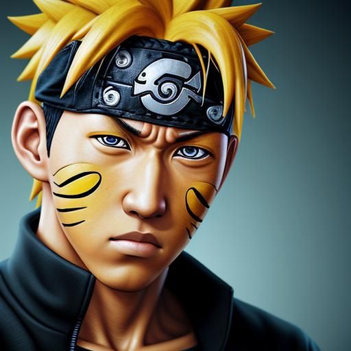 Realistic Naruto Uzumaki Detailed Likeness
