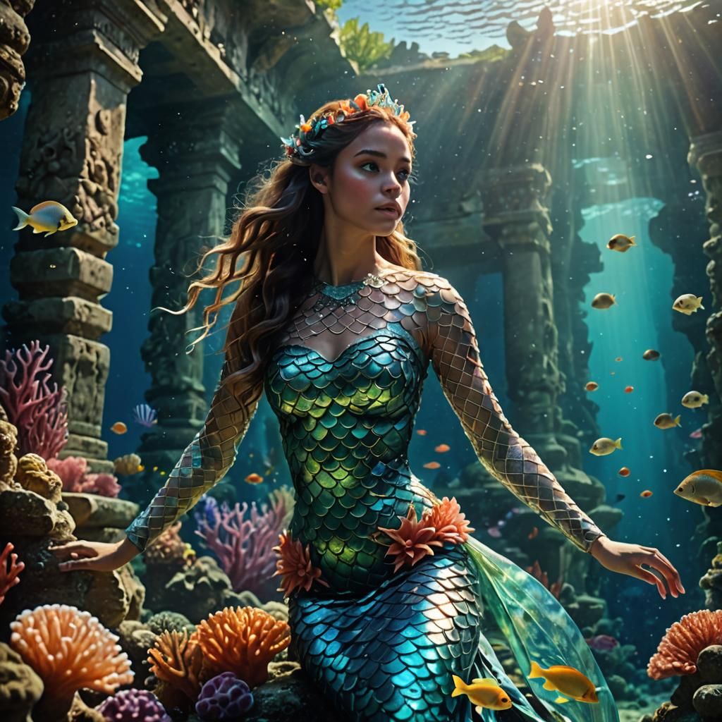 Underwater Mermaid Kingdom Film Still