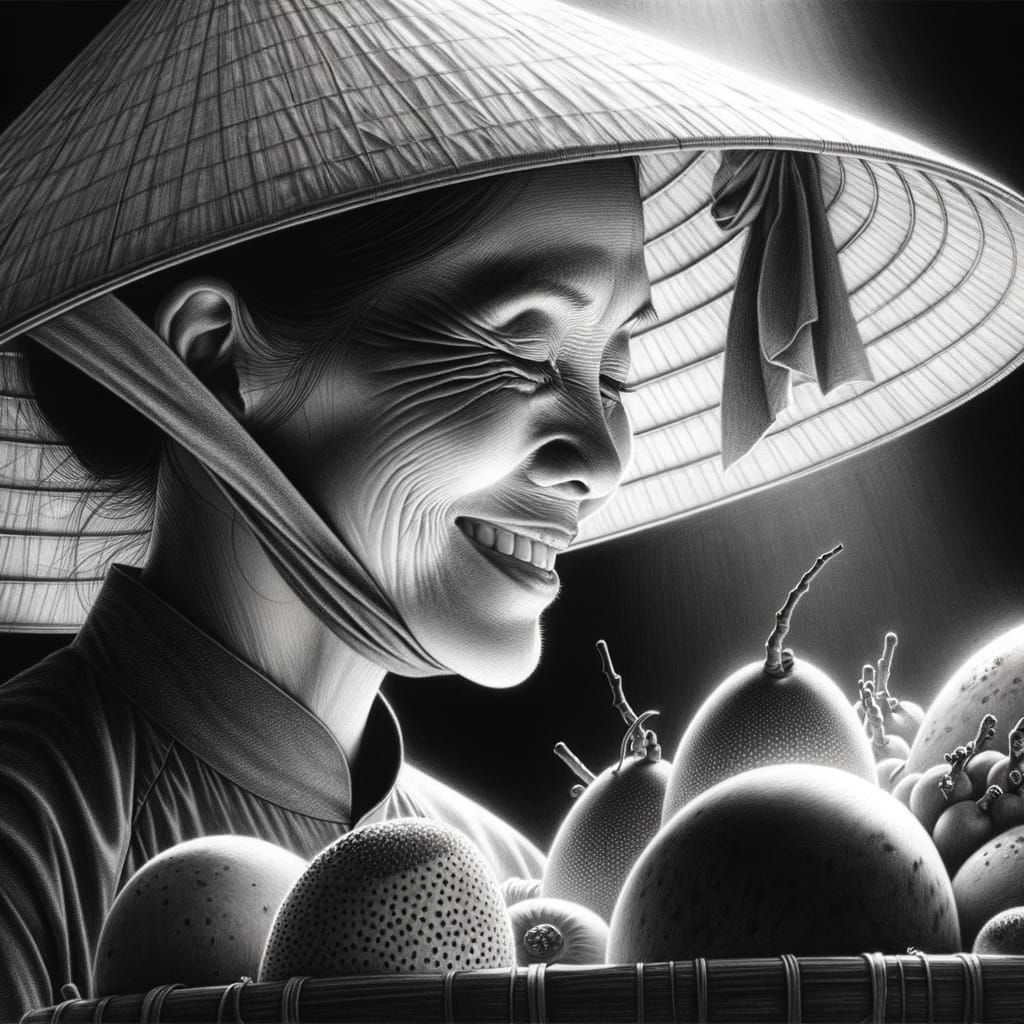 Ultra-Realistic Portrait of a Vietnamese Woman in Traditiona...