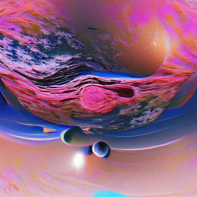 Blue Planet in Deep Space