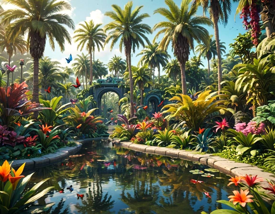 The botanical garden