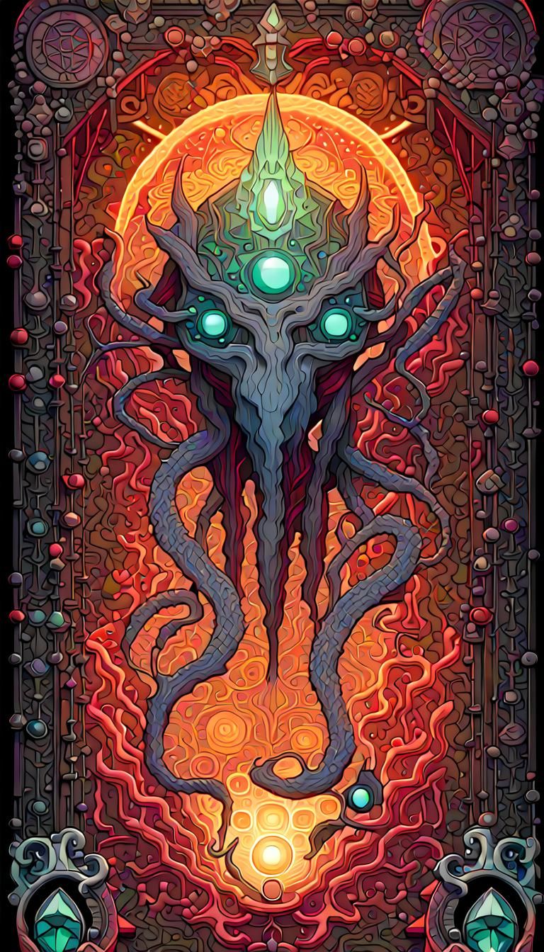 Arcane Charts for Summoning Entities, Psychedelic Art