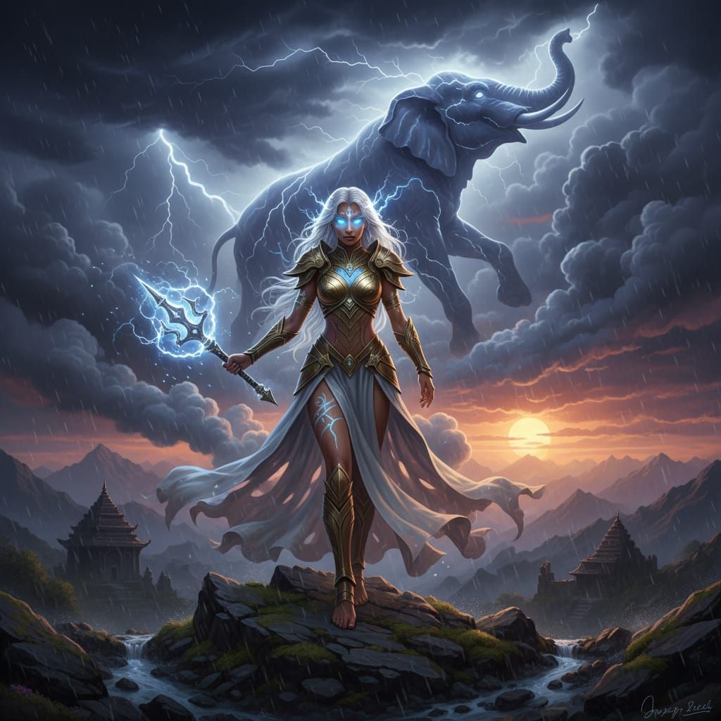 Daughter of Indra, Deity of Storms