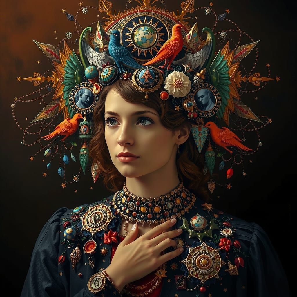 Masterpiece Painting Embodying Beauty and Truth