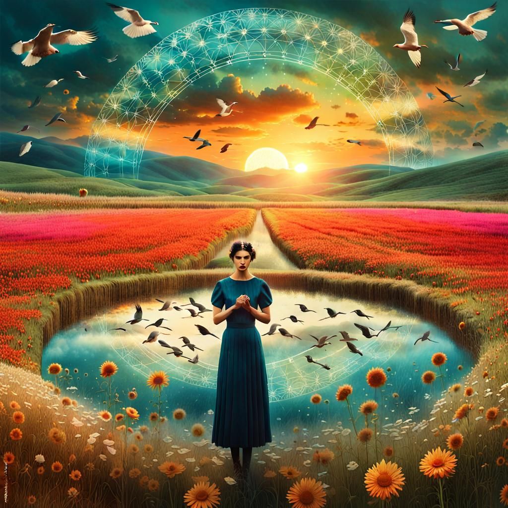 Mesmerizing Collage: Gratitude for Cleansing in 8K