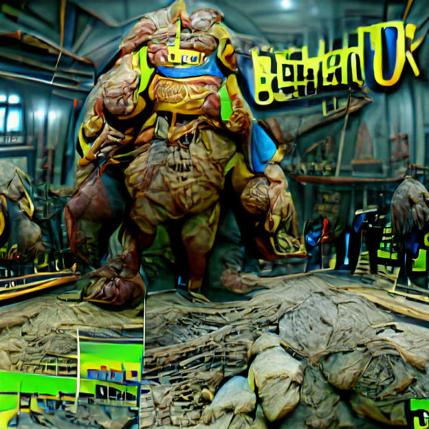 Super Mutant Behemoth in 8K 3D Render